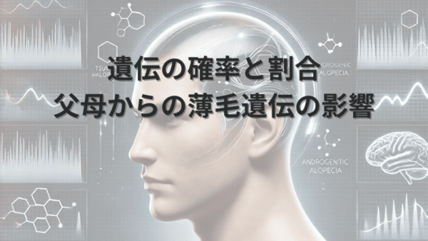 遺伝の確率と割合｜父母からの薄毛遺伝の影響