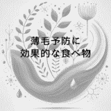 薄毛予防に効果的な食べ物と男性向け食事プラン