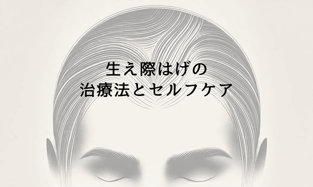 生え際はげの進行を止める治療法とセルフケア