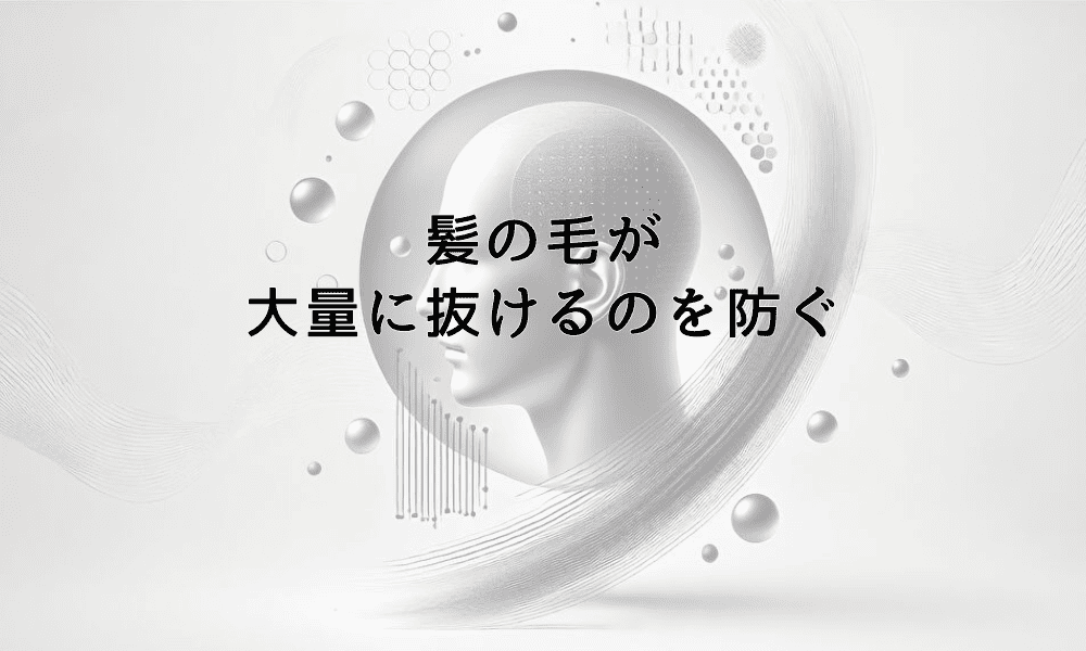 髪の毛が大量に抜けるのを防ぐための対策と専門医の診断基準