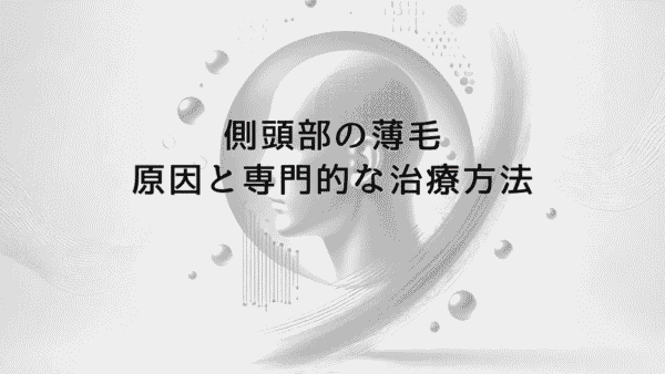 側頭部の薄毛が進行する原因と専門的な治療方法とは