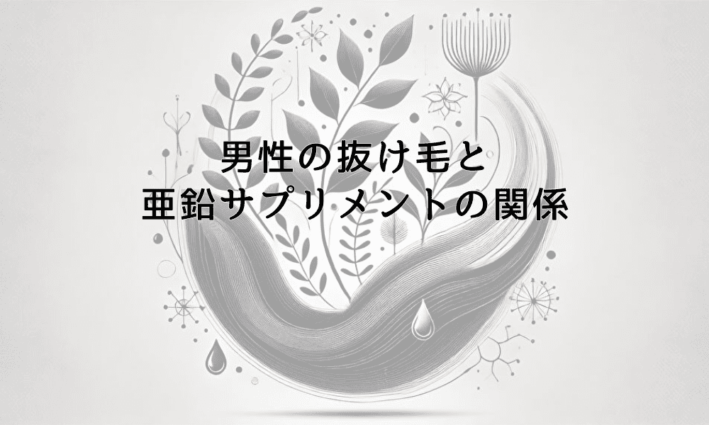 男性の抜け毛と亜鉛サプリメントの関係｜効果と正しい摂取方法