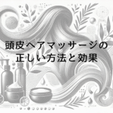 頭皮ヘアマッサージの正しい方法と薄毛予防への効果