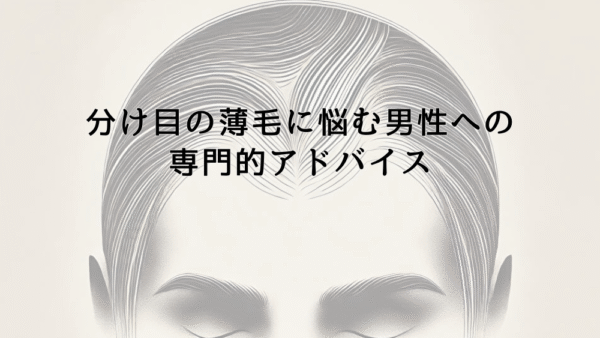 分け目の薄毛に悩む男性への専門的アドバイス