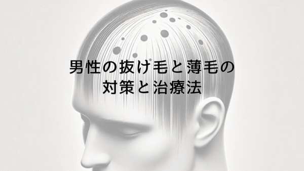 男性の抜け毛と薄毛に対する総合的な対策と治療法