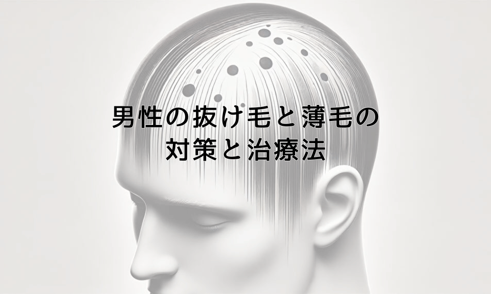 男性の抜け毛と薄毛に対する総合的な対策と治療法