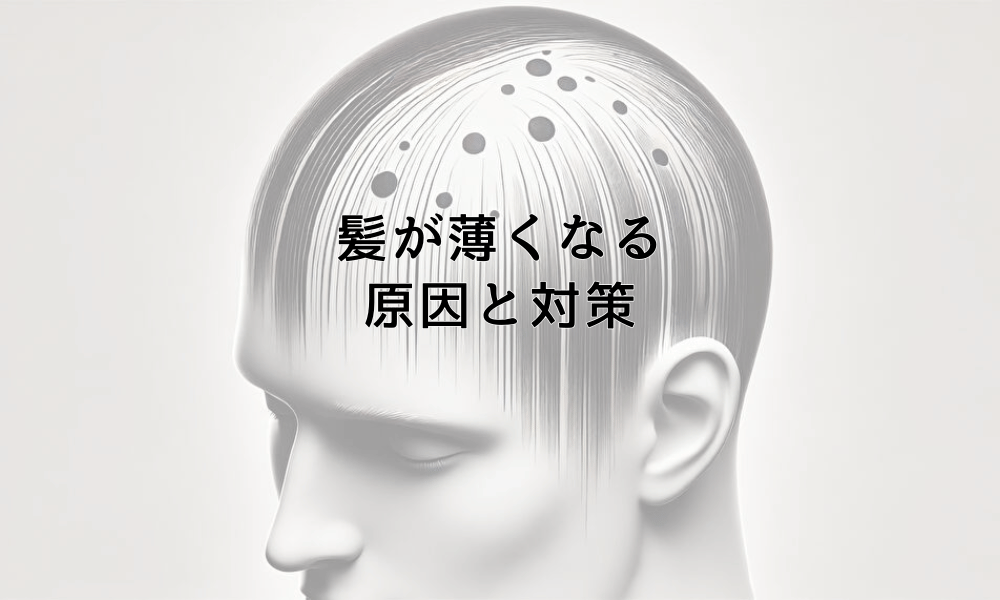 髪が薄くなる原因と対策｜男性型脱毛症の進行を遅らせるには