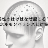 男性のはげはなぜ起こる？ホルモンバランスと対策について