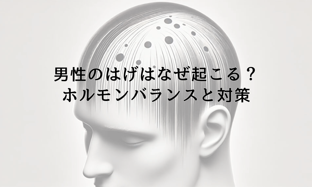 男性のはげはなぜ起こる？ホルモンバランスと対策について