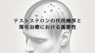 テストステロンの作用機序と薄毛治療における重要性