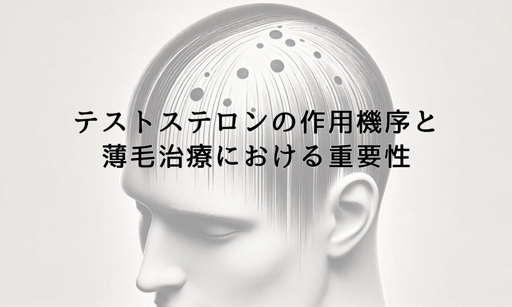 テストステロンの作用機序と薄毛治療における重要性