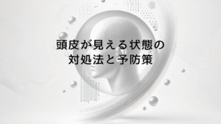 頭皮が見える状態になったときの対処法と予防策