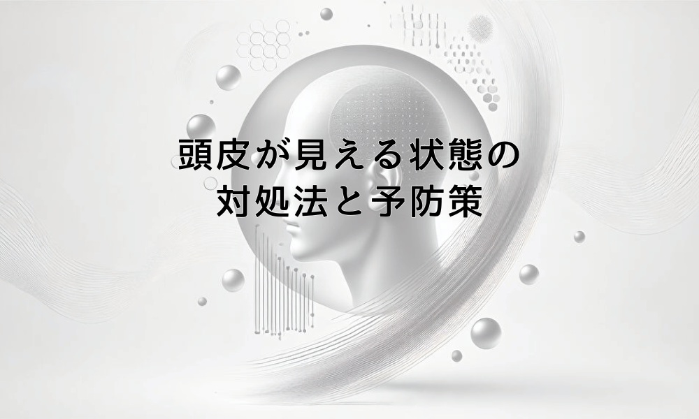 頭皮が見える状態になったときの対処法と予防策