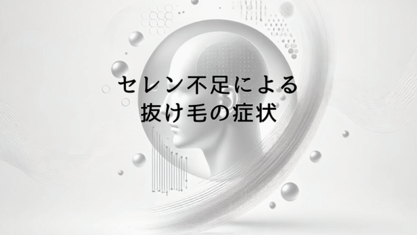 セレン不足による抜け毛の症状と改善するための栄養摂取法