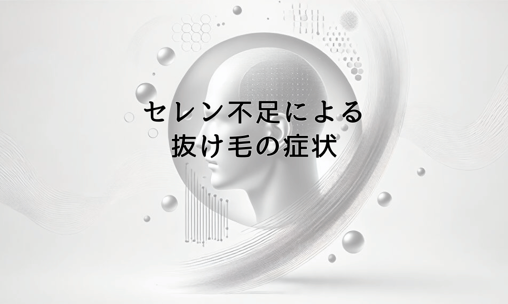 セレン不足による抜け毛の症状と改善するための栄養摂取法