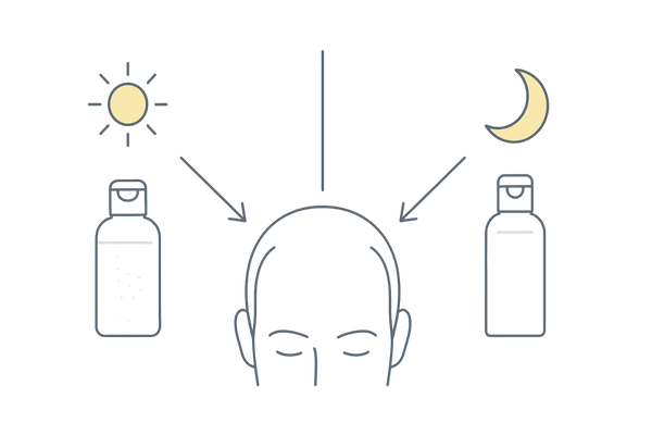 朝は軽め・夜はしっとりの使い分け(帽子を常用する男性向け)