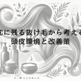 枕に残る抜け毛から考える頭皮環境と改善策