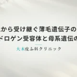 母親から受け継ぐ薄毛遺伝子の正体｜アンドロゲン受容体と母系遺伝の影響
