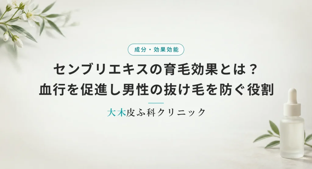 センブリエキスの育毛効果とは?血行を促進し男性の抜け毛を防ぐ役割