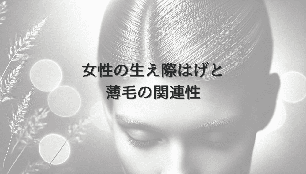 女性の生え際はげと薄毛の関連性｜医師による診断と治療
