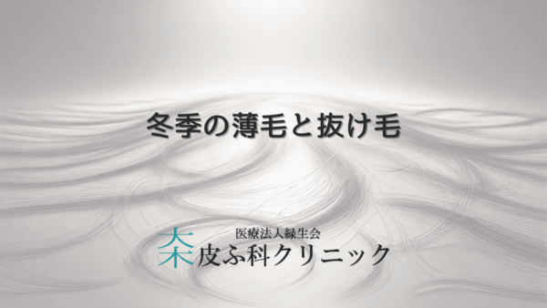 冬季の薄毛と抜け毛に悩む女性のための季節別対策方法