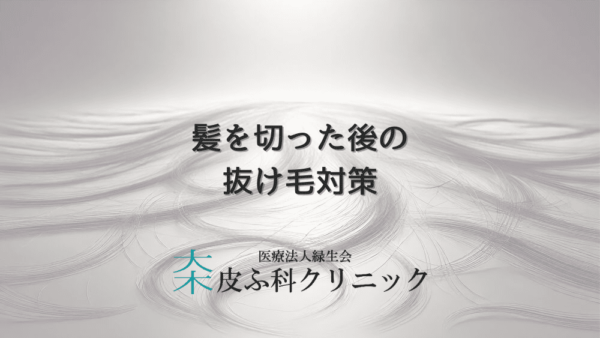 髪を切った後の抜け毛対策 – 女性向けヘアケアの基本