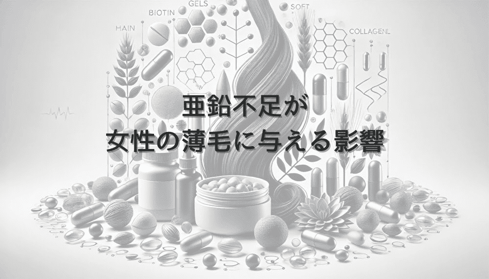 亜鉛不足が女性の薄毛に与える影響と改善方法