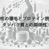 女性の薄毛とプロテイン摂取｜タンパク質との関係性