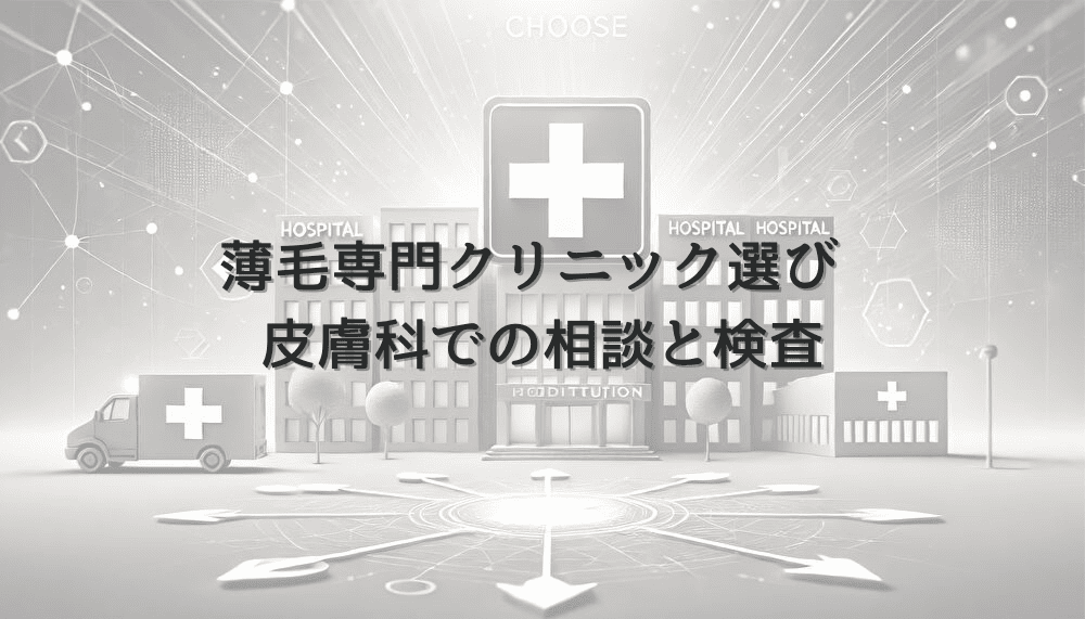 女性の薄毛専門クリニック選び - 皮膚科での相談と検査