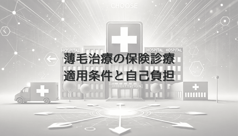 女性の薄毛治療における保険診療の適用条件と自己負担額