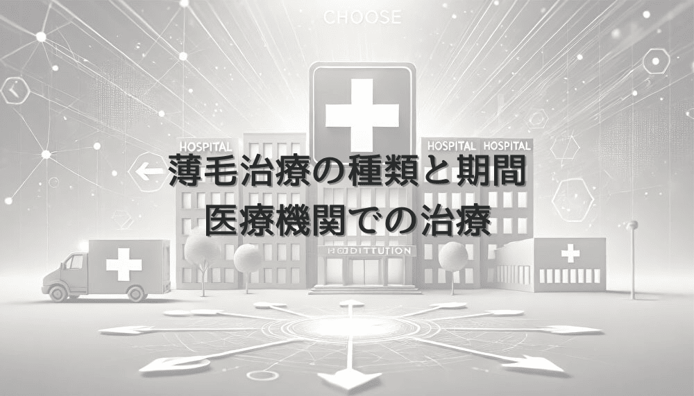 女性の薄毛治療の種類と期間｜医療機関での治療ステップ
