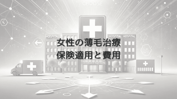 女性の薄毛治療における保険適用の範囲と費用