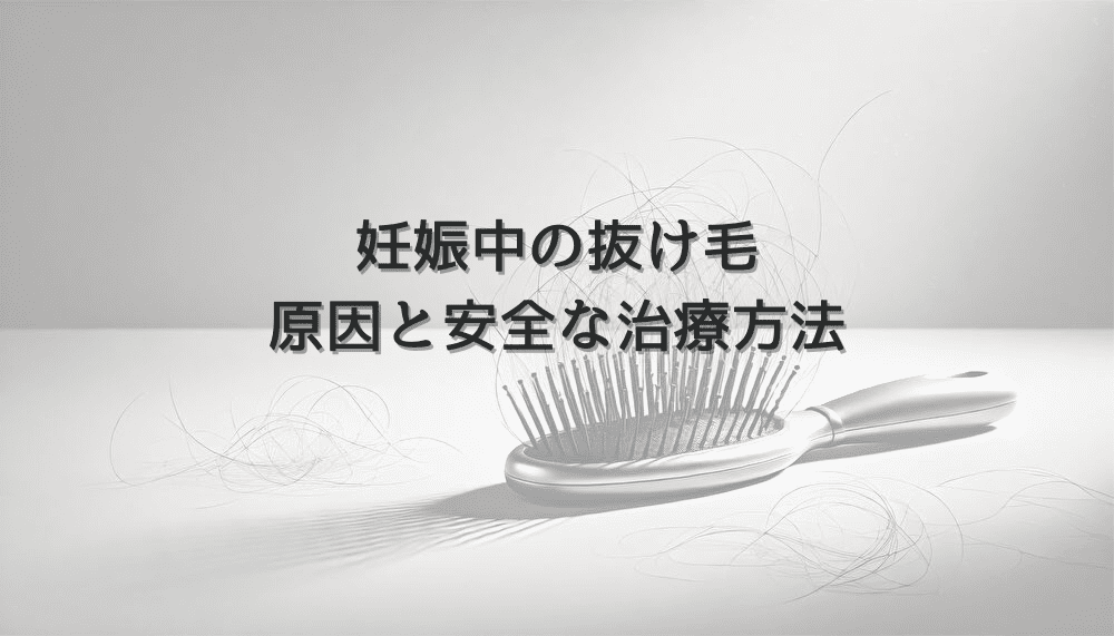 妊娠中の女性における抜け毛の原因と安全な治療方法