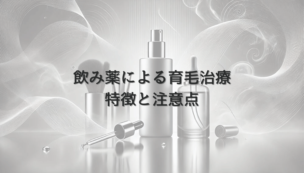 飲み薬による女性の育毛治療の特徴と注意点