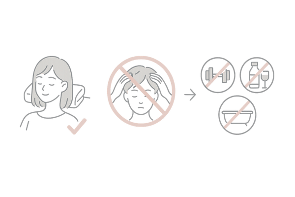 ダウンタイムの過ごし方:術後ケアのDo/Don’t