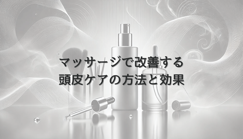 マッサージで改善する女性の頭皮ケアの方法と効果