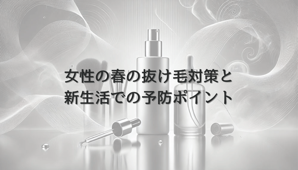 女性の春の抜け毛対策と新生活での予防ポイント