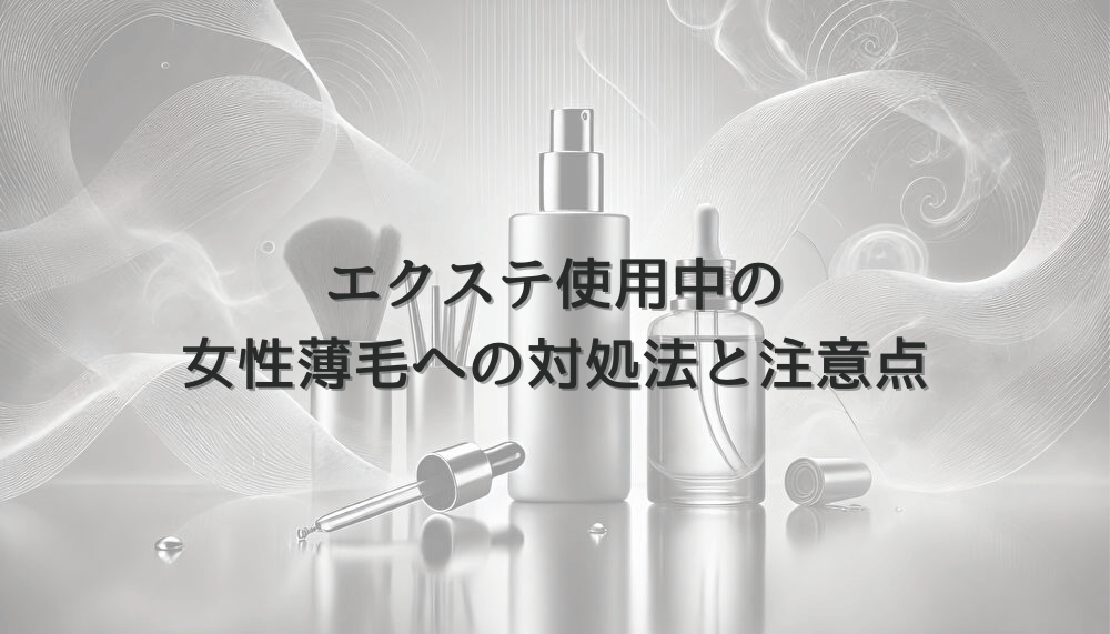 エクステ使用中の女性薄毛への対処法と注意点