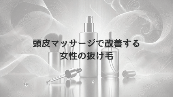 頭皮マッサージで改善する女性の抜け毛｜自宅でできるケア方法