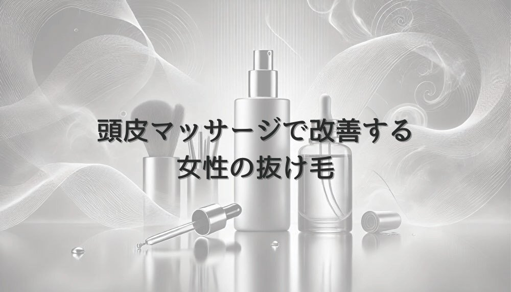 頭皮マッサージで改善する女性の抜け毛｜自宅でできるケア方法