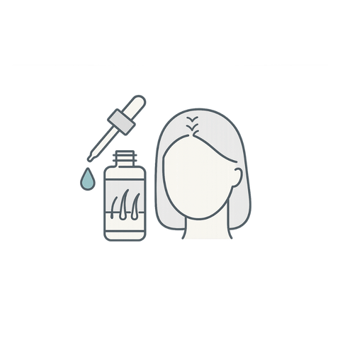 育毛剤によるアプローチ
