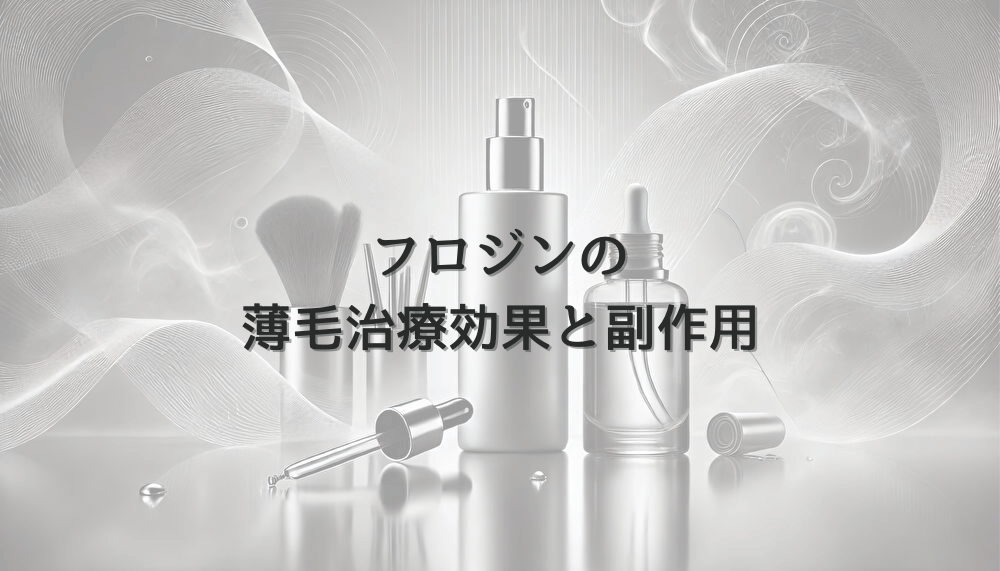 フロジンを使用する女性の薄毛治療効果と副作用