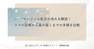 マンジャロ処方の流れを解説！スマホ診察から薬が届くまでの手順を比較