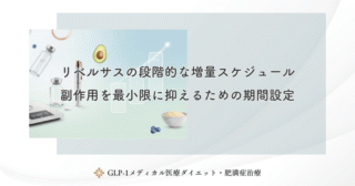 リベルサスの段階的な増量スケジュール｜副作用を最小限に抑えるための期間設定
