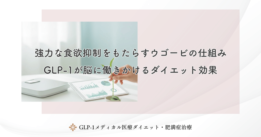 強力な食欲抑制をもたらすウゴービの仕組み｜GLP-1が脳に働きかけるダイエット効果