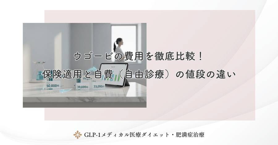 ウゴービの費用を徹底比較！保険適用と自費（自由診療）の値段の違い