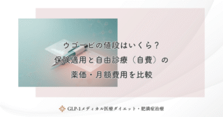 ウゴービの値段はいくら？保険適用と自由診療（自費）の薬価・月額費用を比較