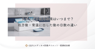 ウゴービの使用期限はいつまで？処方後・常温に出した後の日数の違い
