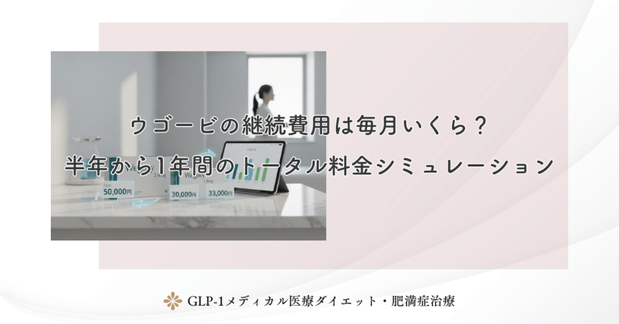 ウゴービの継続費用は毎月いくら？半年から1年間のトータル料金シミュレーション