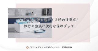 ウゴービを持ち運びする時の注意点！旅行や出張に便利な保冷グッズ